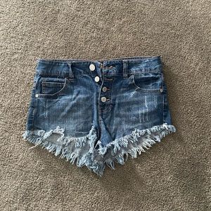 Celebrity Pink festival style jean shorts
